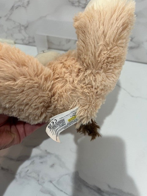 KellyToy Puppy Dog Brown Tan Stuffed Animal Plush 10" 2020, Pre-Owned, Excellent