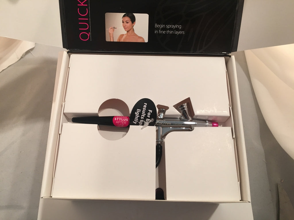 Luminess Air Airbrush Makeup Legend Pink System&Pink Tip No Drip Stylus 5pc Med