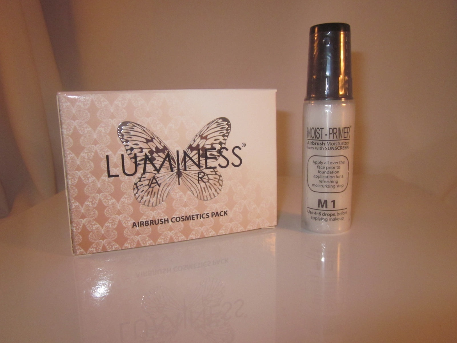 Luminess Air/Stream Airbrush Makeup Moisturizer M1 Primer .55oz Large w/Bonus