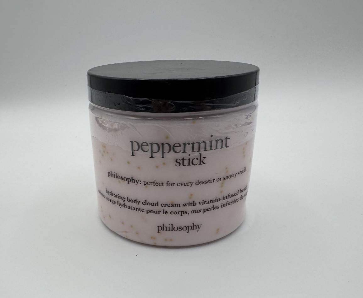 Philosophy Peppermint Stick Hydrating Body Cloud Body Cream 16 oz, New Sealed