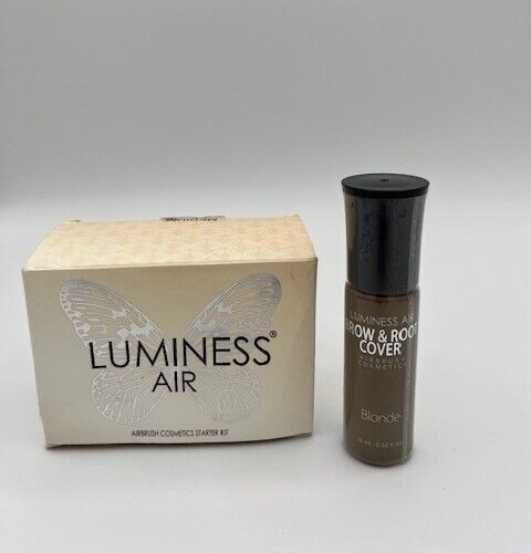 LUMINESS AIR BROW & ROOT Cover UP BLONDE Ash Airbrush Hair & Eye 55 oz Sealed