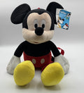 Disney Mickey Mouse Plush BackpackStuffed Animal Bag 17” Adjustable Straps - NWT