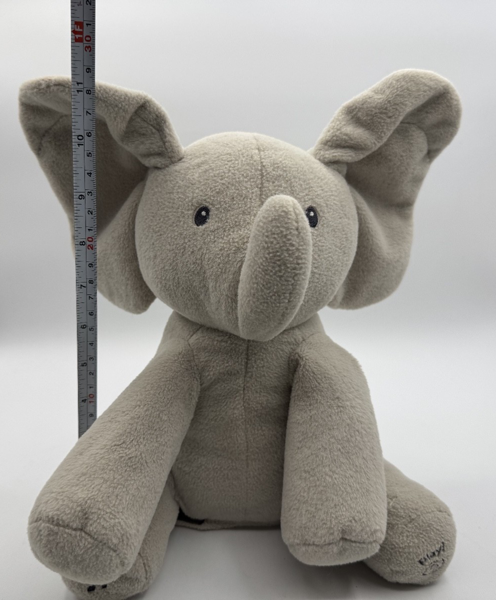 Baby Gund Flappy The Elephant Animated 11" Sing & Play Musical Plush Toy Pre-own