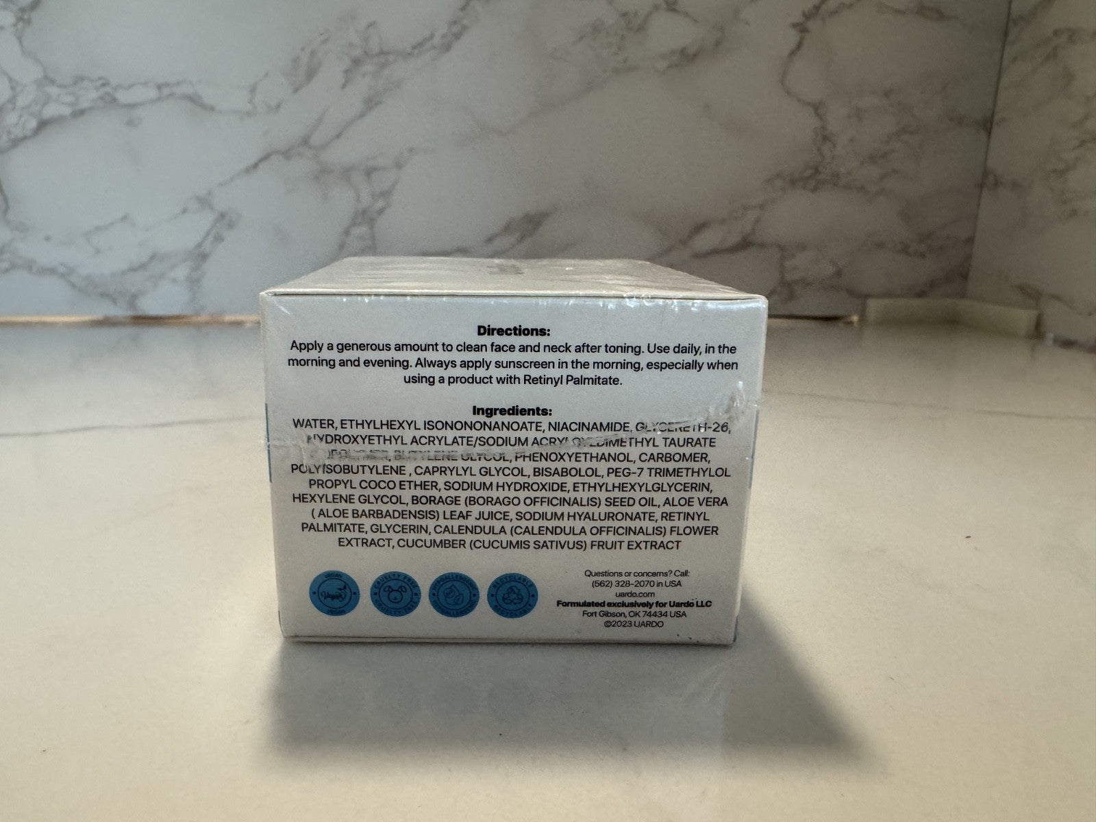 UarDo Balance Oil-Control Hydrating Face Moisturizer, New Seale, NIB Exp. 09/26