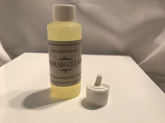 Airbrush Makeup Cleaner Solution w/Tip Top Cap, Luminess Airbrush Stylus Cleaner