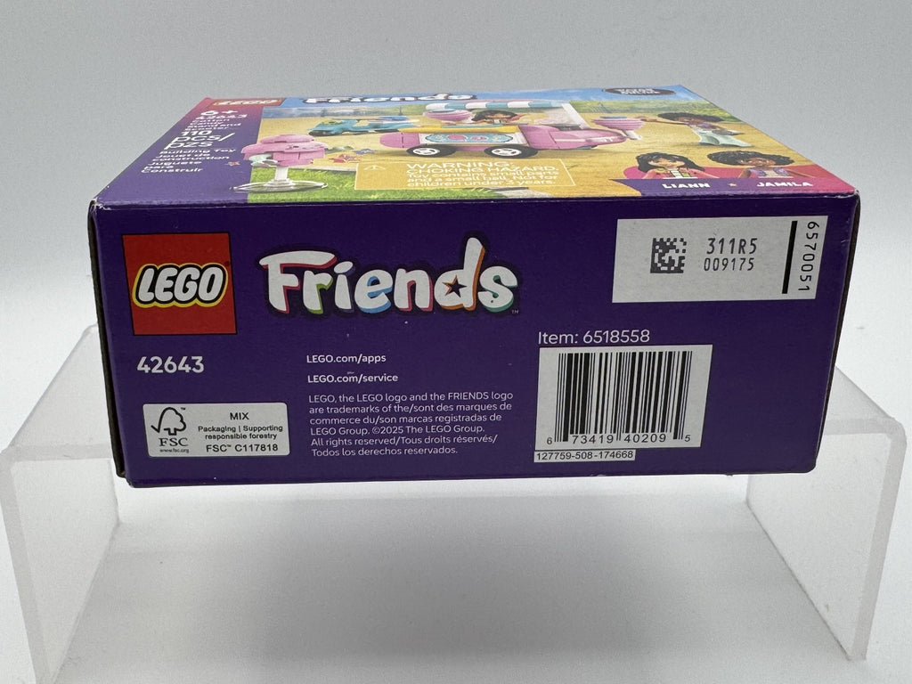 LEGO Friends Cotton Candy Stand & Scooter Set 42643 – 110 pcs – New Sealed