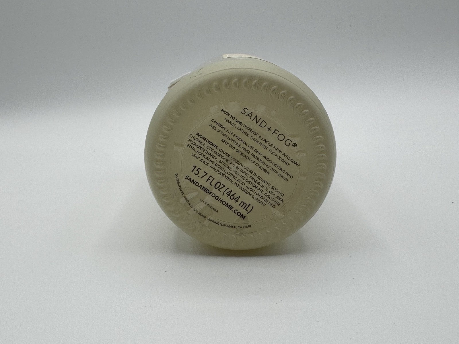 Sand & Fog Scented Vanilla Coconut Liquid Hand Soap, New Exp. 2028