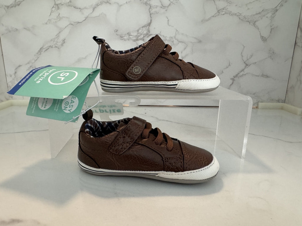 Surprize Stride Rite Stage 1 Shoe Size 12-18 Months Brown Soft Flexible NWT