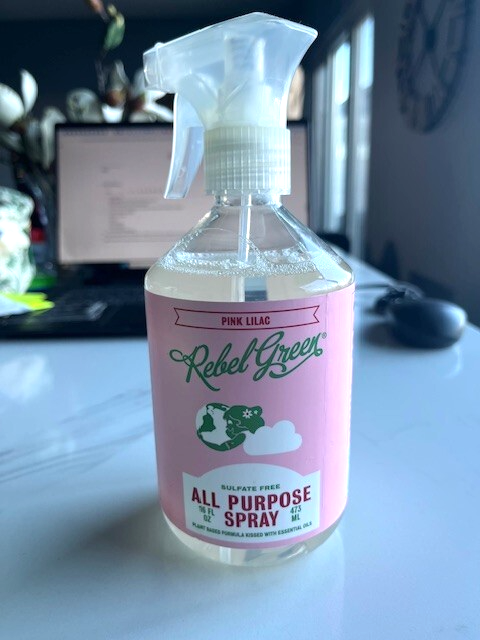 Rebel Greens All Purpose Room Spray PINK LILAC 16 oz Sulfate Free, Vegan, NEW