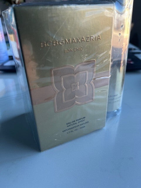 BCBGMAXAZRIA Bon Chic Eau De Parfum Spray 1.7 w/ Body Mist Spray 8 oz NIB