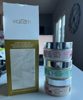Vitabath Soothe & Soak Mineral Bath Soak Set 3pc Dry Skin, Relax 26.4 oz Sealed