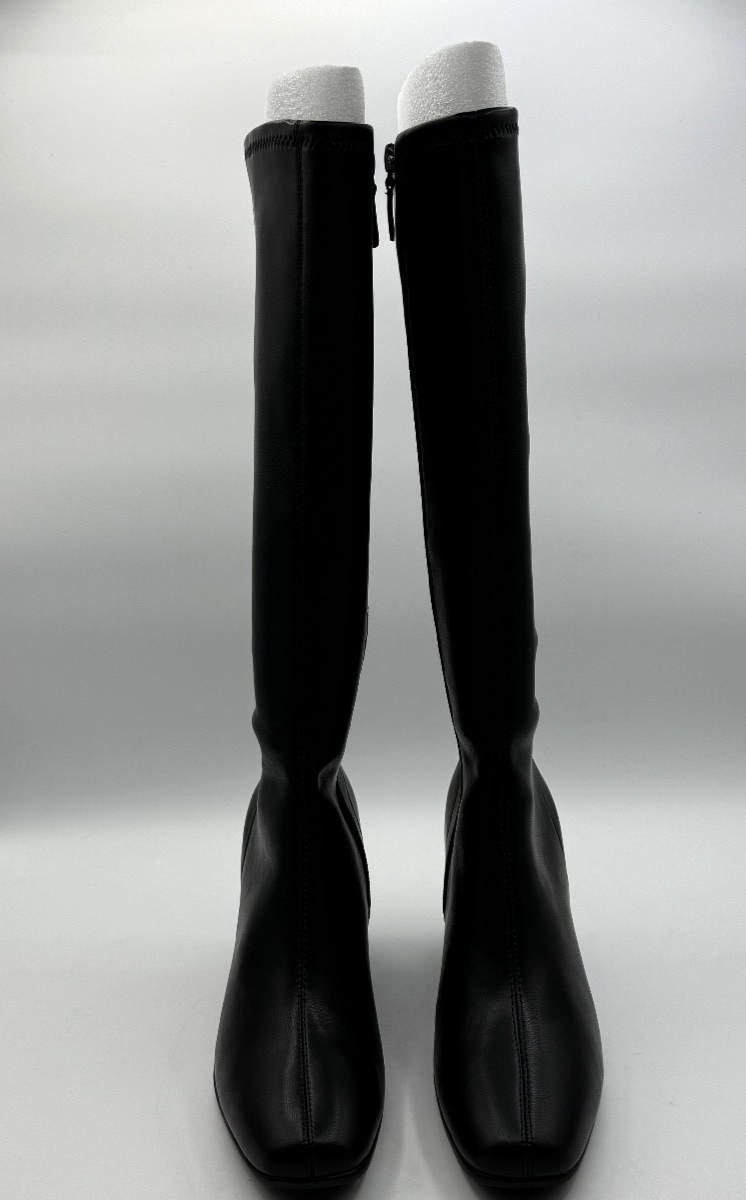 Aerosoles Micah Women's Knee High Boots Black Leather, Size 7M NIB