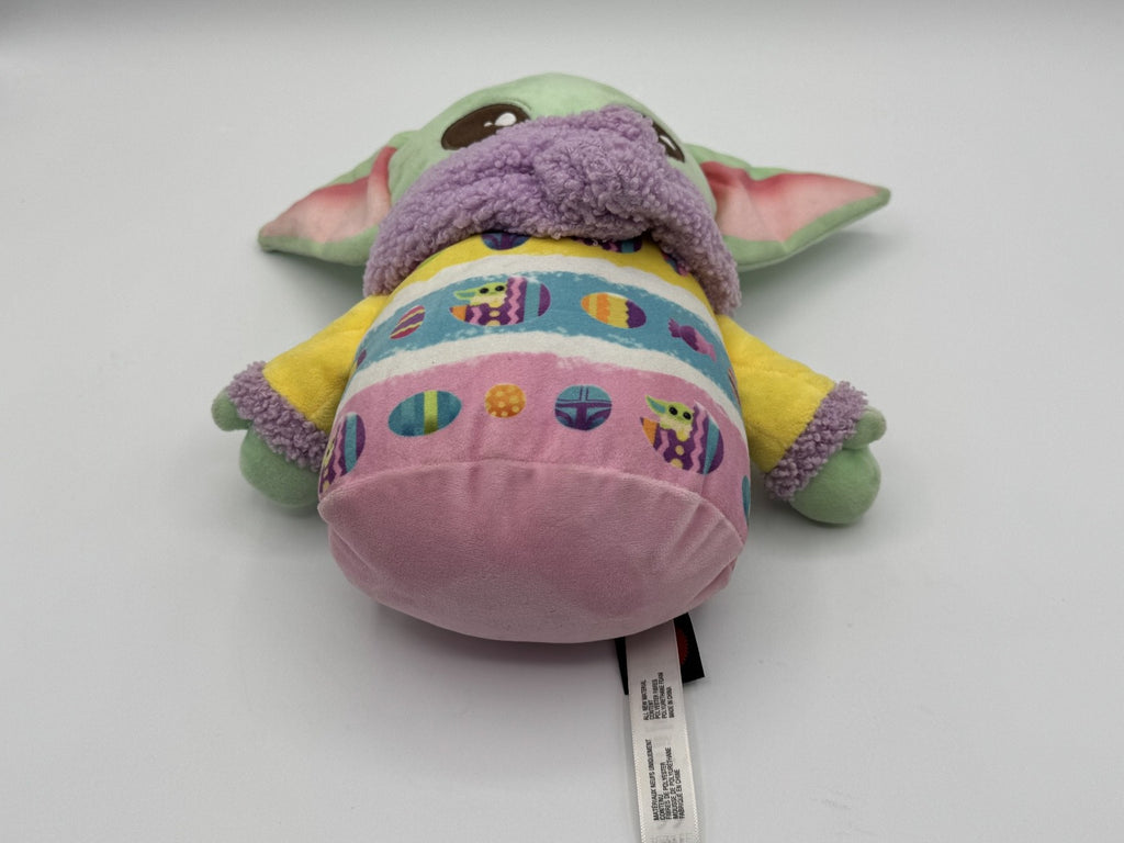 Baby Yoda Grogu Easter Plush 8" Star Wars Mandalorian Colorful Eggs, Stuffy