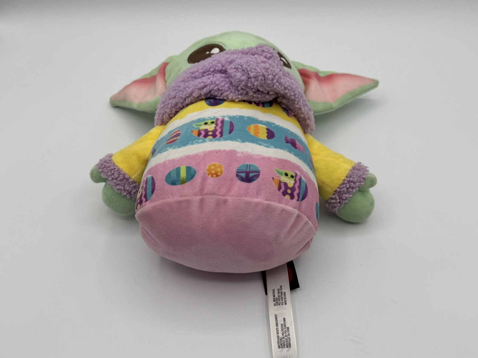 Baby Yoda Grogu Easter Plush 8" Star Wars Mandalorian Colorful Eggs, Stuffy