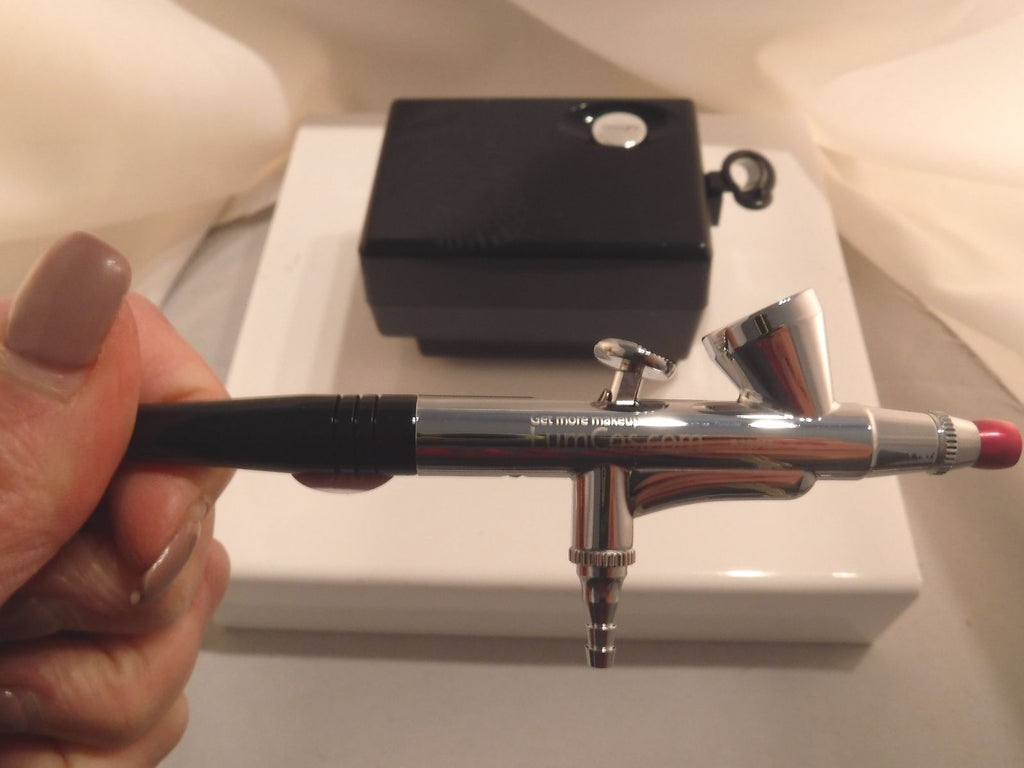 Air Airbrush System  Luminess 3 Speed PRO Compressor &No drip Stylus NO MAKEUP