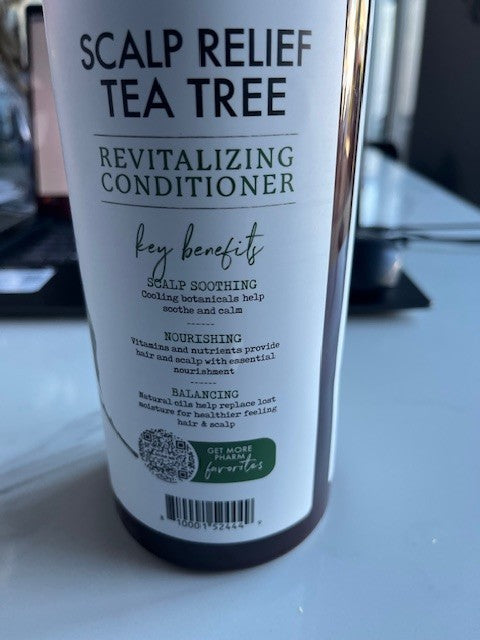 Pharm to Table Scalp Relief Tea Tree Revitalizing Conditioner 33oz Scalp Soothin