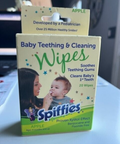 Apple Spiffies Baby Teething & Cleansing 20 Wipes Aged 4 mos & Up SEALED