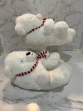 Wondershop Kids Slippers Polar Bear Holiday Christmas Size L (4-5) Soft, Pre-own