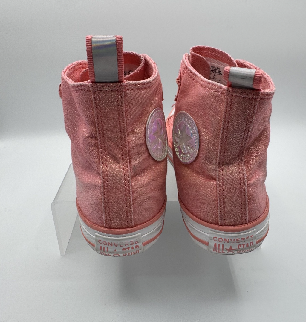 Converse Chuck Taylor All Star 1v High Top Pink Girls Size 3, Sneakers Pre-owned