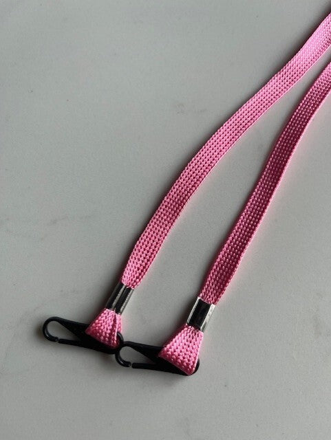 20 Pc. Adjustable Face Mask & Glasses Lanyard Strap Extender W/Clips Multi Color