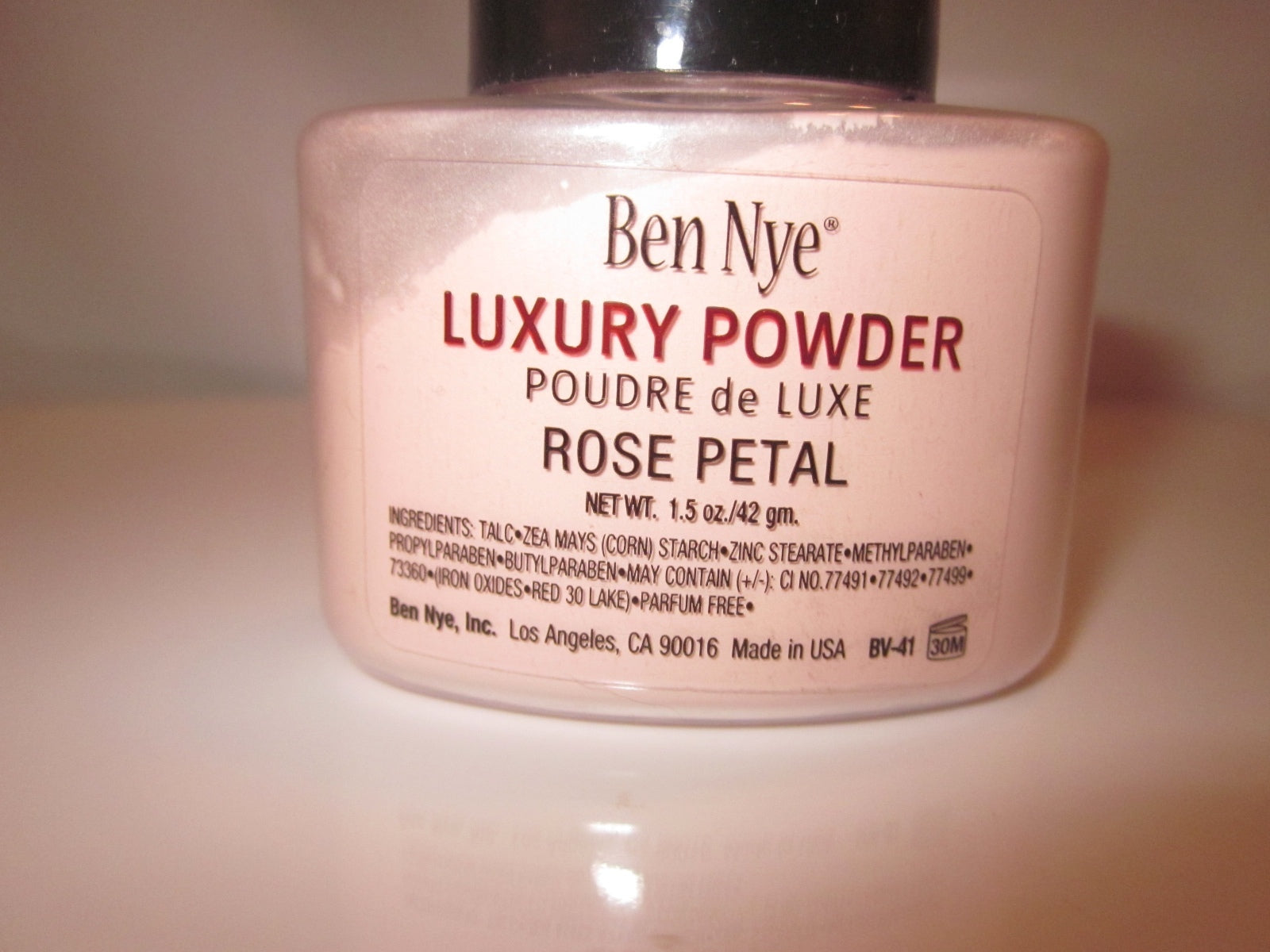 Ben Nye Rose Petal Powder 1.5oz Authentic Luxury Face Makeup Jennifer Lopez