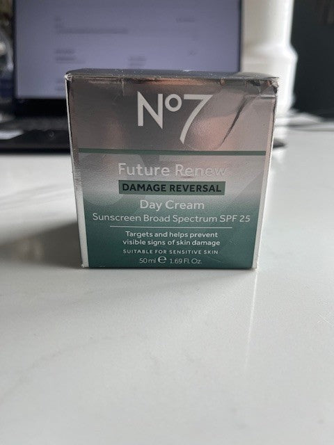 No7 Future Renew Damage Reversal Day Cream w/SPF 25-1.69 oz Skin Damage 04/26