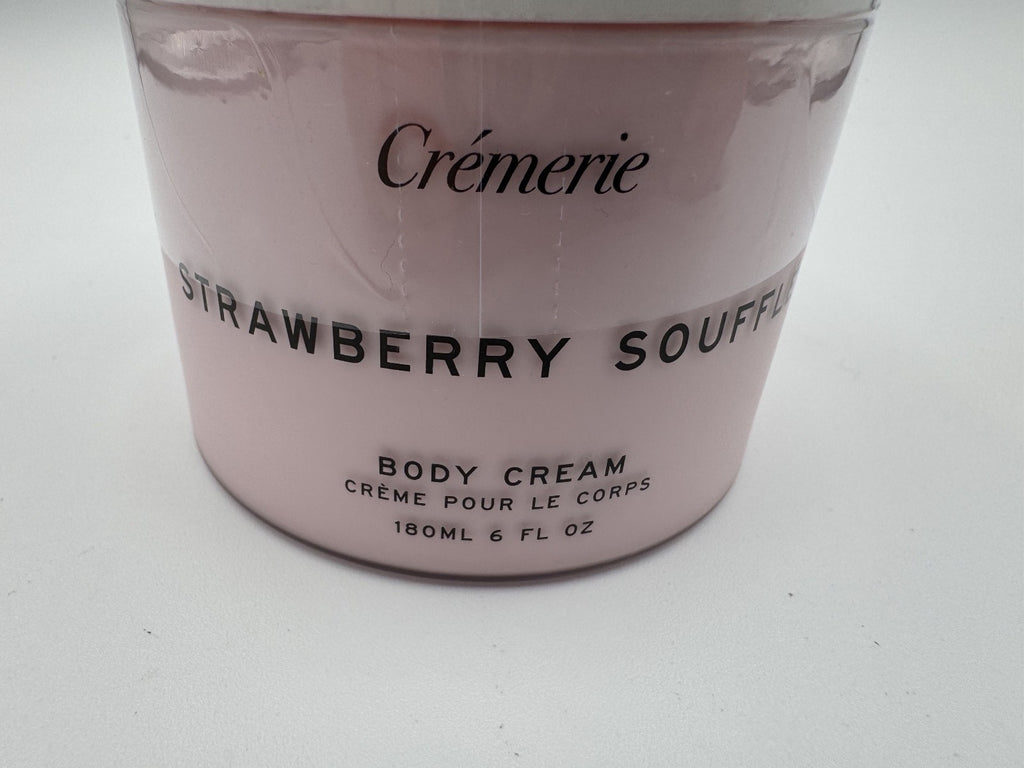 Cremerie Strawberry Souffle Body Cream 6 Oz, New Sealed Exp. 2027