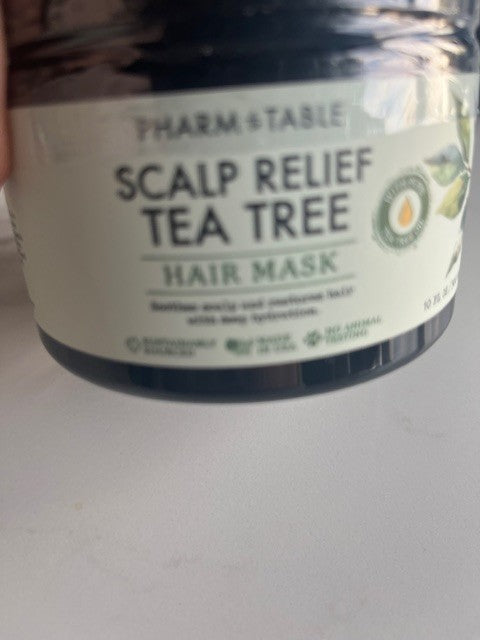 Pharm to Table Scalp Relief Tea Tree Hair Mask SOOTHES SCALP,Restore 10oz SEALED