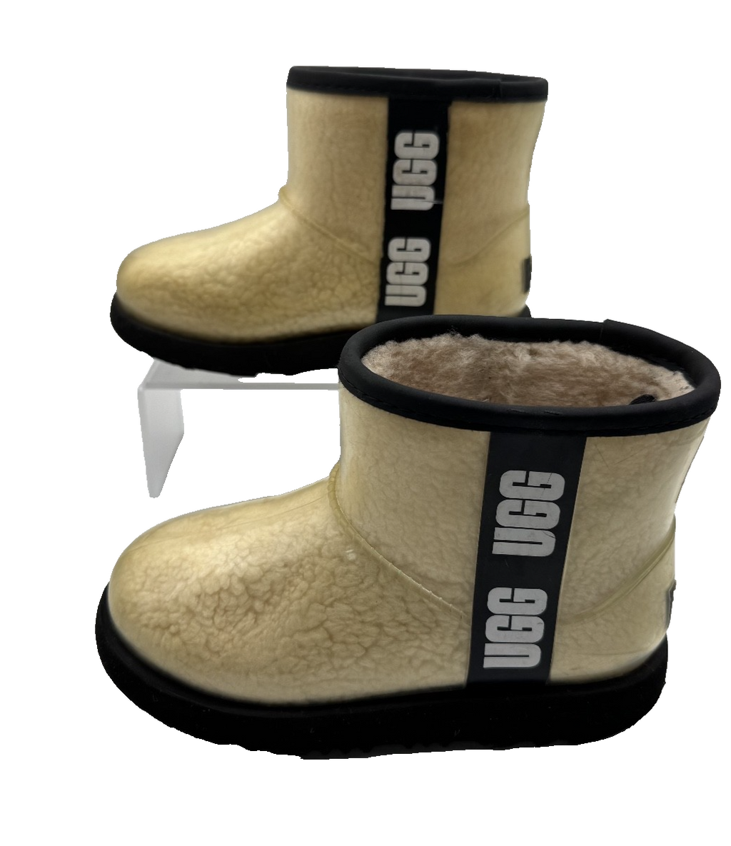 UGG Australia Classic Clear Kids Mini Ankle Boots, Size 13, Pre-owned, Excellent