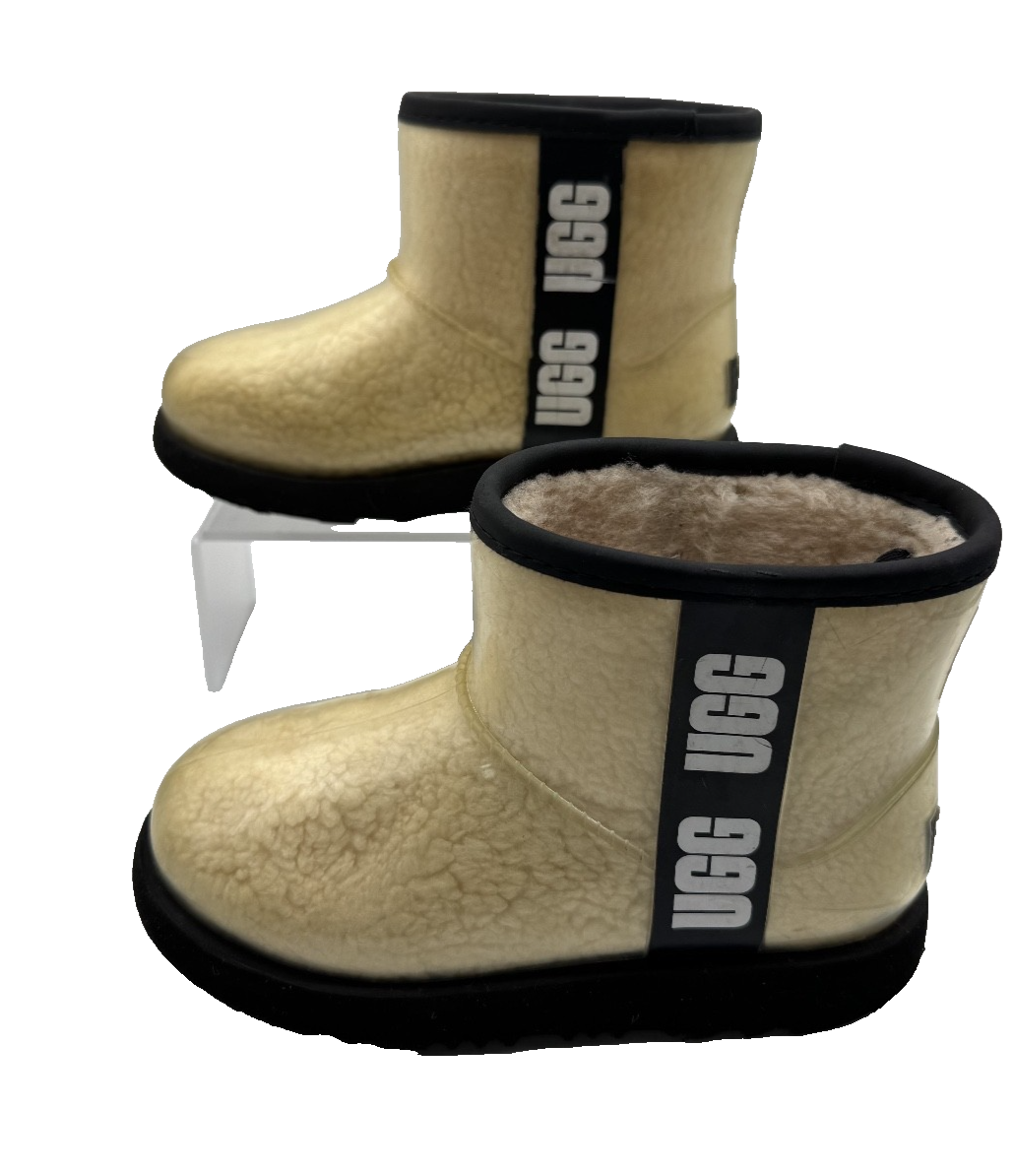 UGG Australia Classic Clear Kids Mini Ankle Boots, Size 13, Pre-owned, Excellent