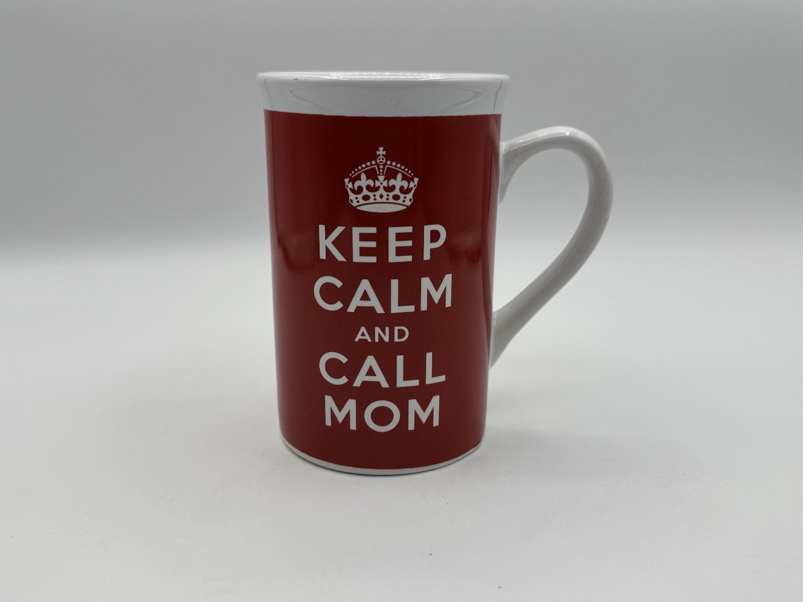 2pc.-Keep Calm and Make Tea & Call Mom by Bay Island 5" , 12 oz Tea Cup, NEW