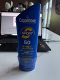 Coppertone Sport 4 in 1 Performance Sunscreen Lotion SPF 50 7oz Tube SEALED