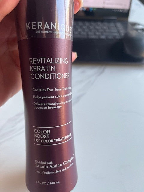 Keranique Revitalizing Keratin Conditioner COLOR BOOST 8oz Women's Hair Growth