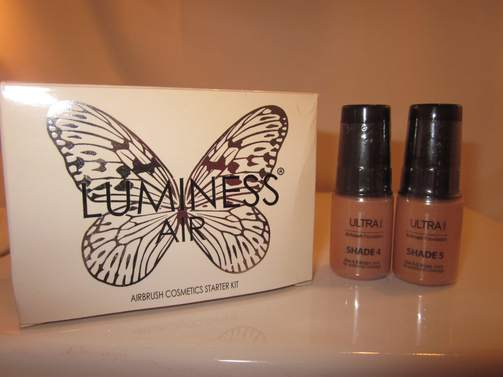 New Luminess Air/Stream Airbrush Makeup Ultra Shade 4 & shade 5 .25oz Free Ship