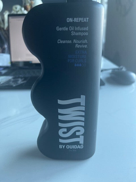 Twist by Ouidad On-Repeat Gentle Oil Infused Shampoo 13oz Nourishing OIL Restore