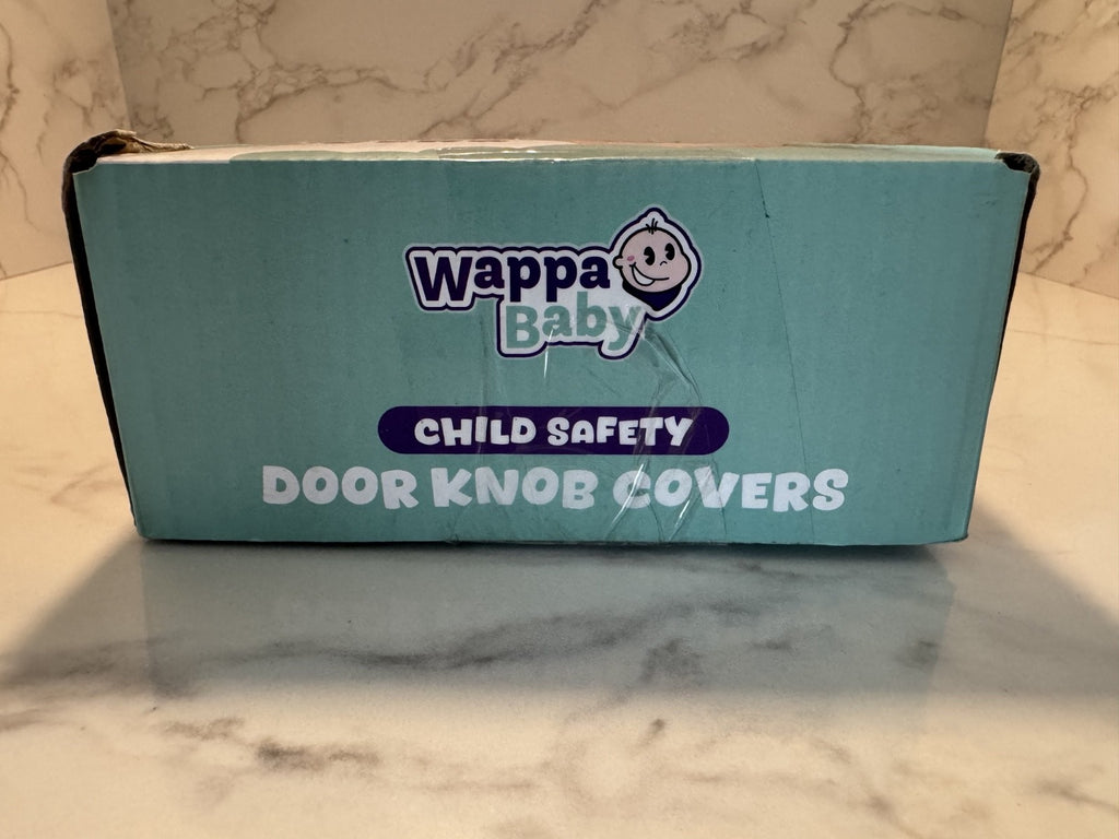 Wappa Baby Parent Children Grip Door Knob Covers, Clear, One Size 4Ct. NIB NEW