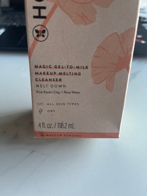 Honest Magic Gel-to-Milk Makeup Melting Cleanser Remove Makeup Moisturize 4ozNIB