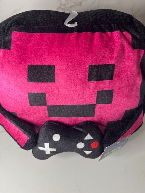 New 11”-12” Pink Video Gamer With Controller Collectible Soft Plush Toy BMI= NWT