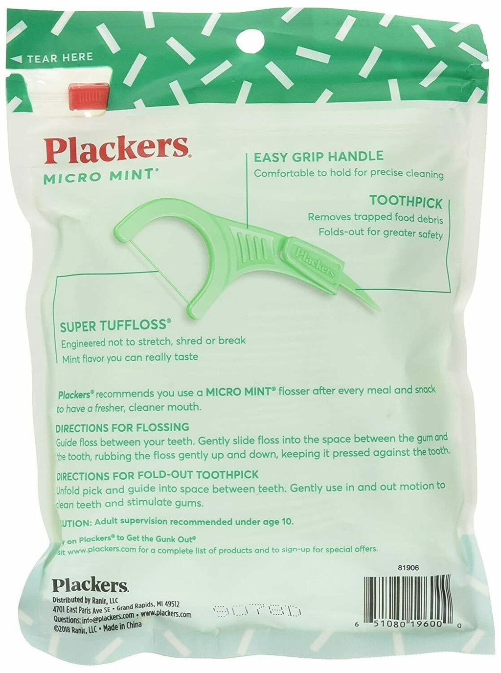 Travel Size Breath Freshener Dental Flosser w/ Mint Flavor 90 CT, Sealed NEW