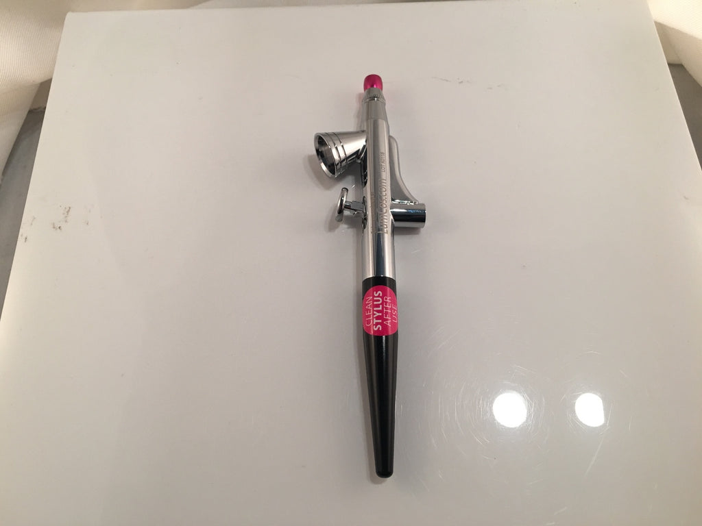Luminess Air Airbrush System Legend Red Pink Tip No Drip Stylus 5pc Fair Makeup 