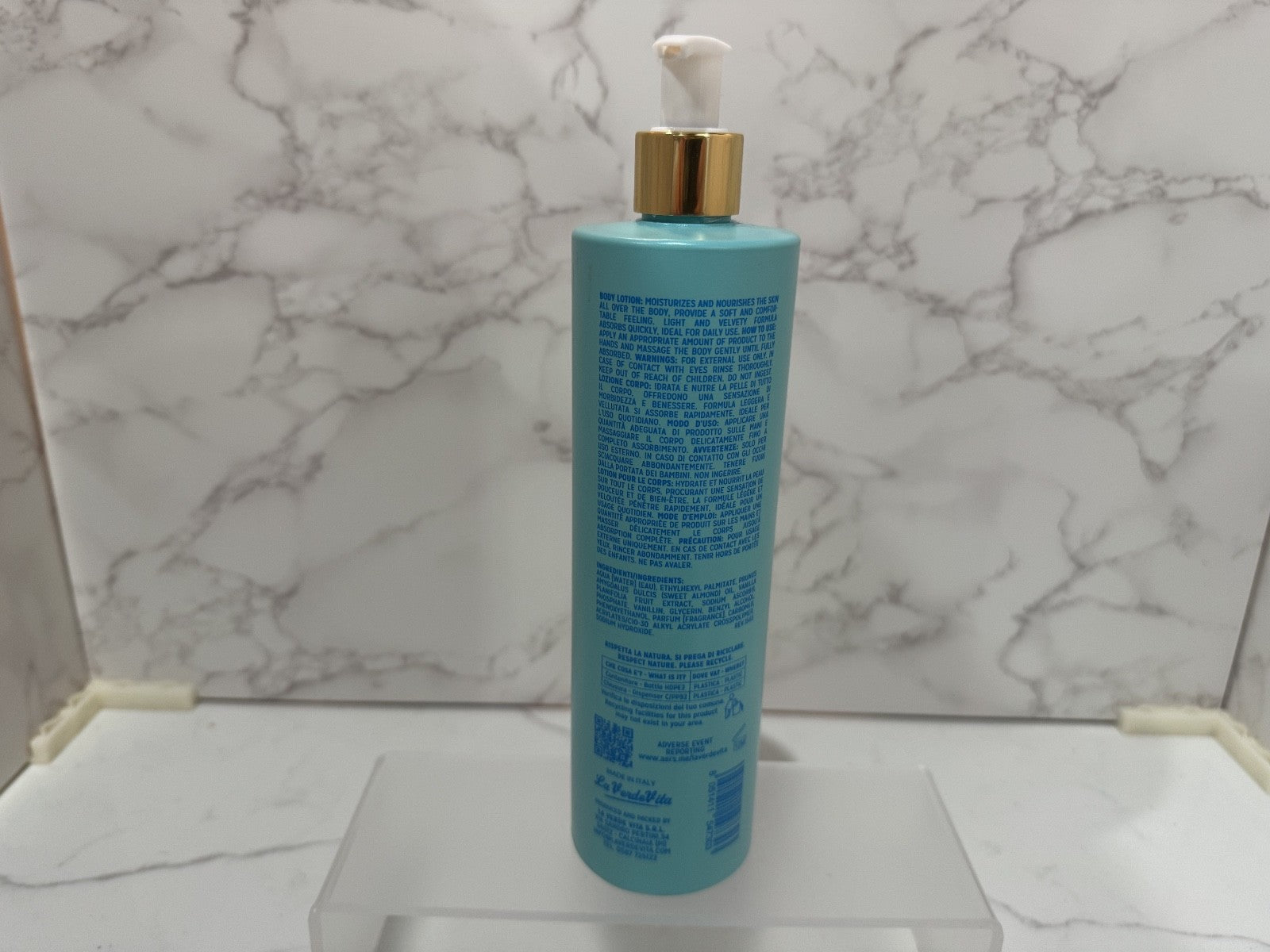 La Verde Vita Nourishing Vanilla Body Lotion with Vitamin C - 16.9oz New