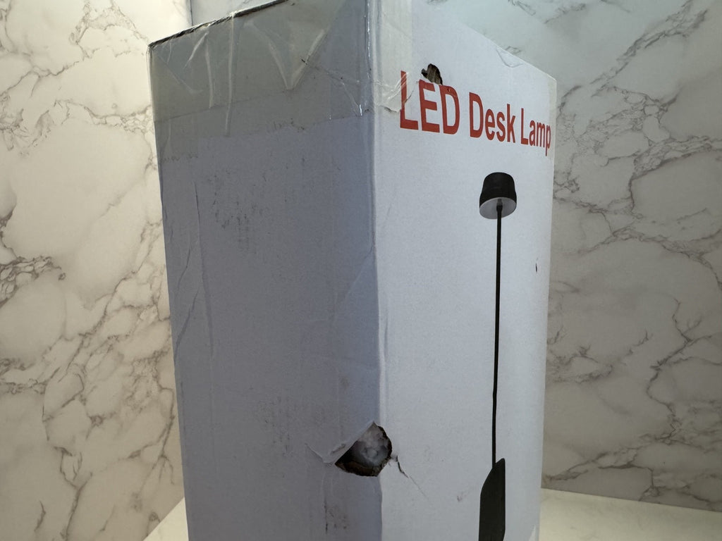 LED Touch Sensor Desk Lamp Wireless Reading Rechargeable, NEW NIB Black