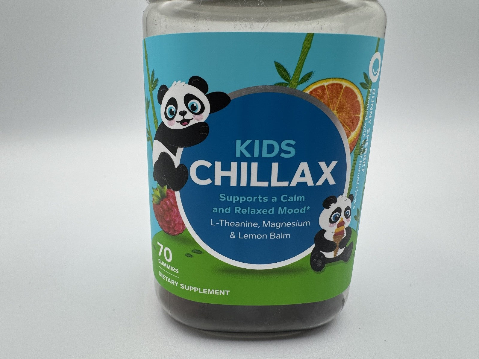 Olly Kids Chillax Gummy Sunny Sherbert Relax Natural Flavor 70 Count 09/2026 New