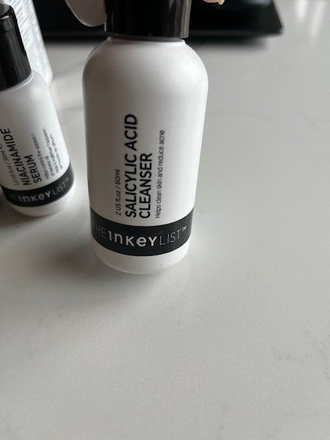 The INKEY List The Breakout 3-Pc Set Acne Skin Acid Treatment Cleanser Serum NIB