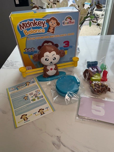 Cool Toys "Monkey Balance" A Fun Counting & Balance Game Complete Set Pre-owned