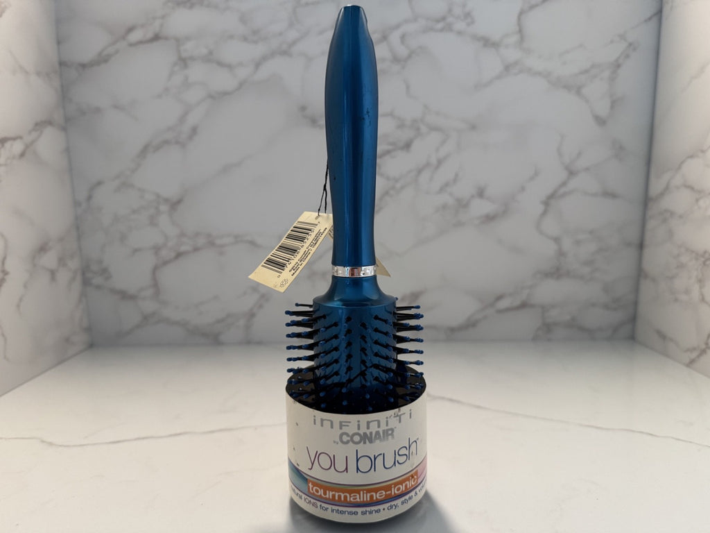 Infiniti By Conair You Brush Tourmaline-Ionic for Curly & Smooth Hair, Brand New