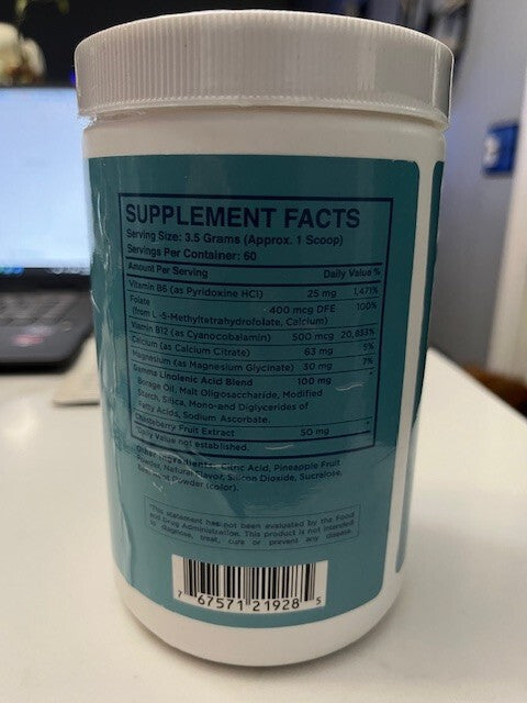 Mamma Chick PMS Relief with 8 Vitamins and Minerals Berry Flavor powder 7.4 oz