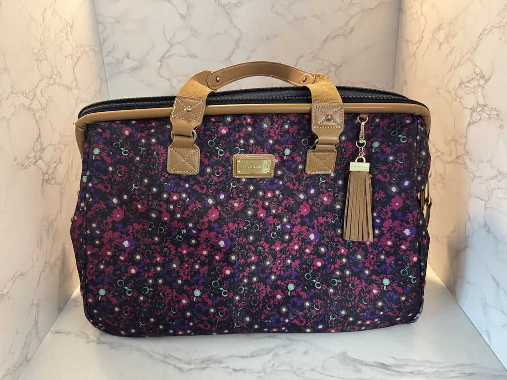 Steve Madden Global Wire Frame Satchel - Deep Purple, Pre-owned, Great Condition