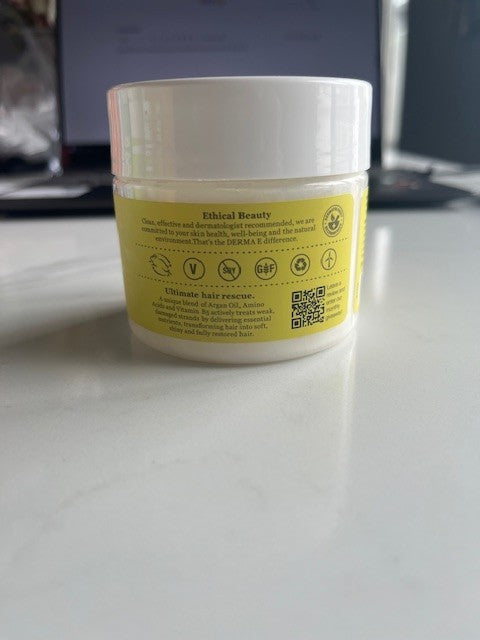 Derma•E Recover & Repair Deep Hair Conditioning Treatment Mask 5 Oz Hair Rescue