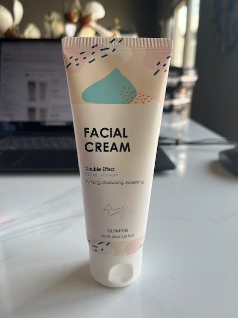 GLAMFOX Double Effect Facial Cream with Retinol + Collagen - Korea 07/27 NIB